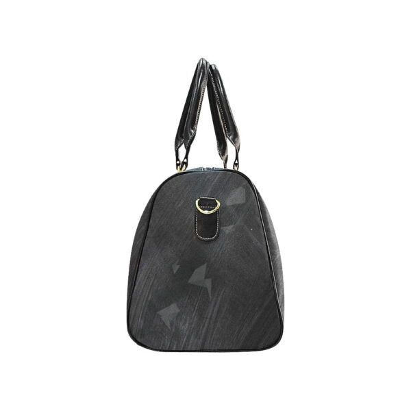 Travel Bag Geometrical Black Duffel Bag Design by HadiArts Article- 00602